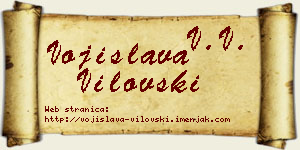 Vojislava Vilovski vizit kartica